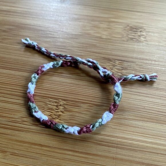 Magdalena Woven Bracelet anklet trendy comfortable tie embroidery thread woven g - Picture 1 of 3